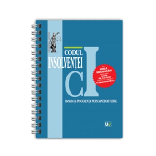 Codul insolventei Decembrie 2025. Editie spiralata tiparita pe hartie alba