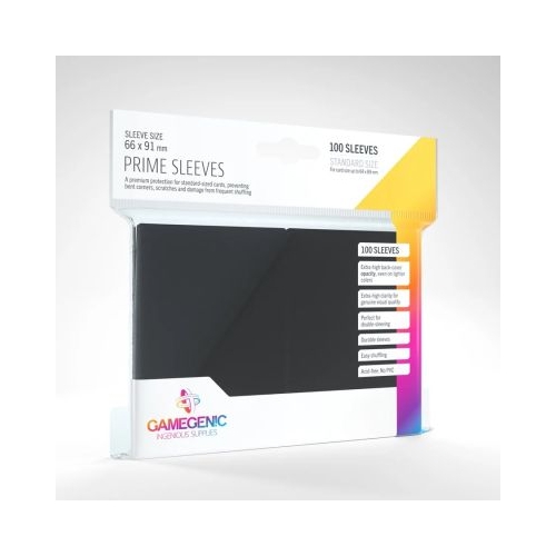 Gamegenic Sleeves - Folie protectie carti negru