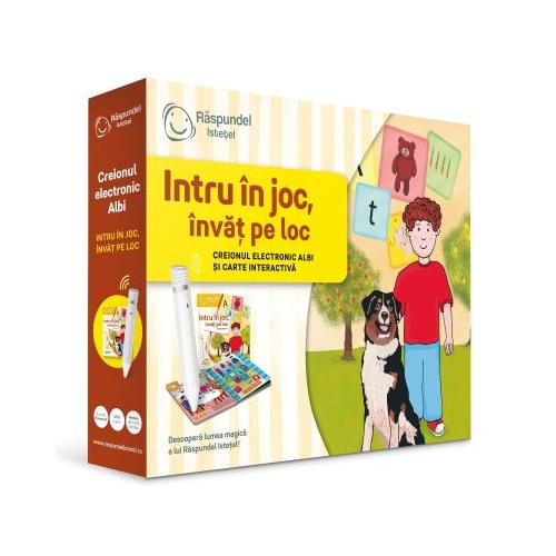 Pachet Raspundel Istetel creion si carte Intru in joc invat pe loc