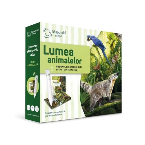 Pachet Raspundel Istetel creion si carte Lumea animalelor