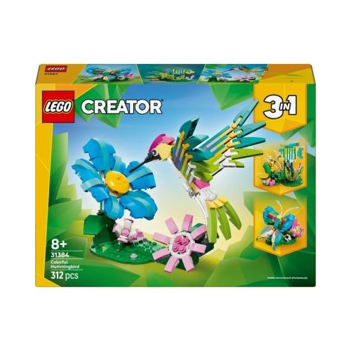 LEGO Creator. Animale salbatice Colibri colorat 31384 312 piese