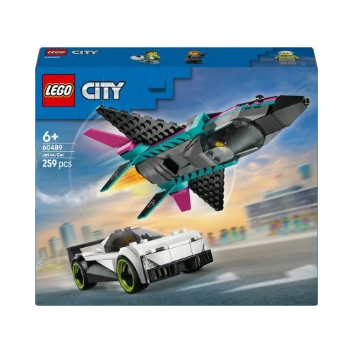 LEGO City. Avion cu reactie vs masina 60489 259 piese