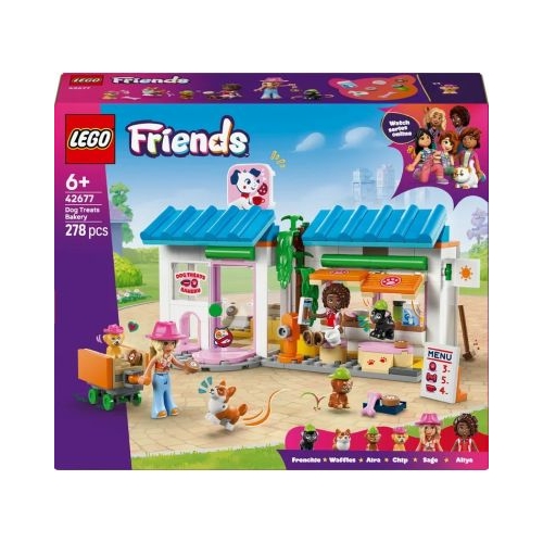 LEGO Friends. Brutarie cu bunatati pentru caini 42677 278 piese