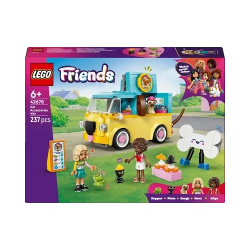 LEGO Friends. Furgoneta cu accesorii pentru animale de companie 42678 237 piese