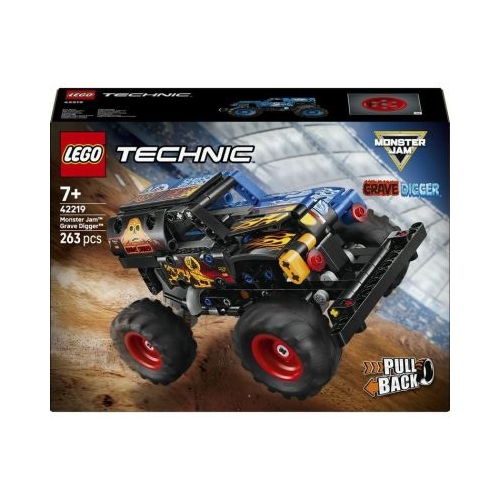 LEGO Technic. Monster Jam Grave Digger Foc si gheata 42219 263 piese