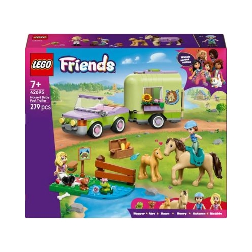 LEGO Friends. Remorca pentru cal si manz 42695 279 piese