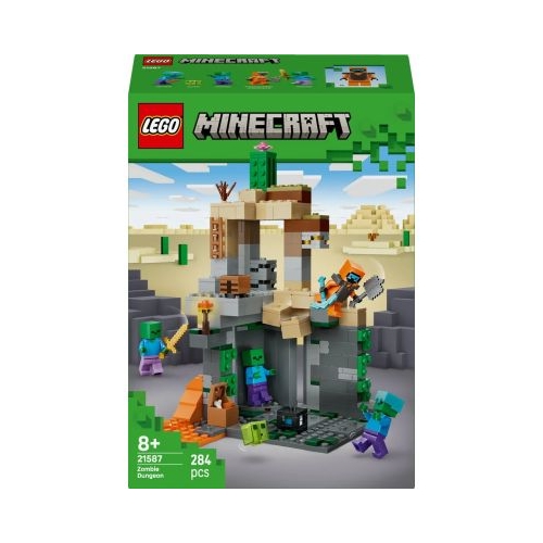 LEGO Minecraft. Temnita cu zombi 21587 284 piese