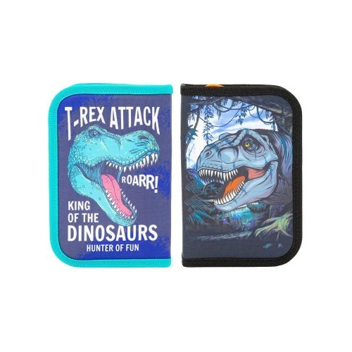 Penar neechipat CNX Dinozaur 1 fermoar diverse culori textil