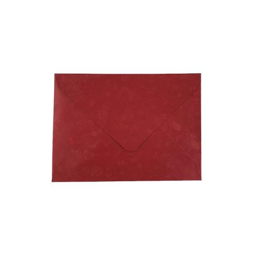 Plic color CNX rosu metalizat 120gmp 130x180mm cu model set 10 buc