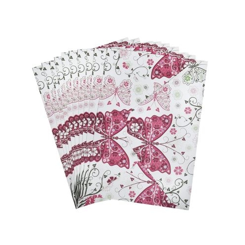 Plic color CNX 120gmp 130x180mm model cu fluturasi set 10 buc