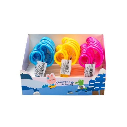 Foarfeca CNX 135A 12.0cm prescolari diverse culori plastic