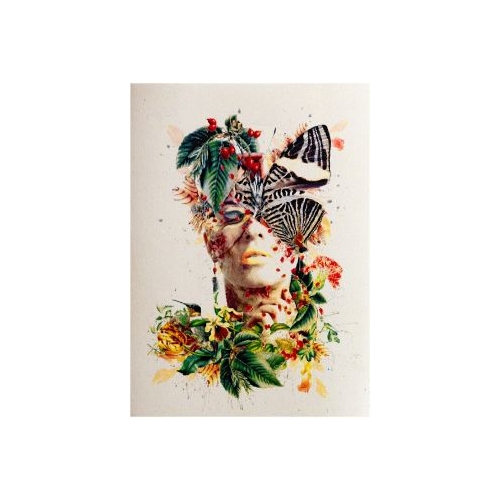 Set creativ - pictura cu diamante 40x50cm CNX Paint by Beads - Chip - Suflet de fluture - cu cifre si litere 8103