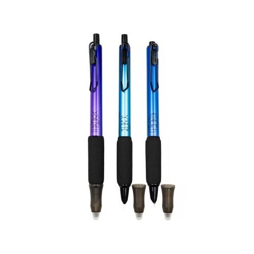 Stilou cerneala termosensibila CNX cu mecanism click grip moale varf 0.38mm diverse culori