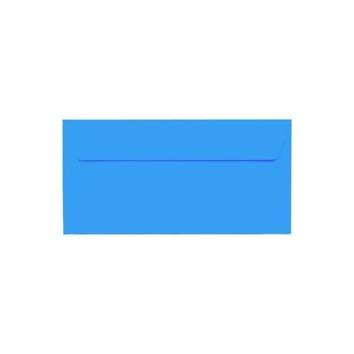 Plic color DL PC12A albastru inchis 120gmp 110x220mm autoadeziv set 25 buc