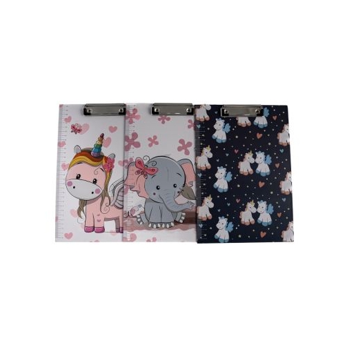 Clipboard A4 simplu CNX 044BJ008 diverse modele dreams cu rigla de 30cm pe lateral