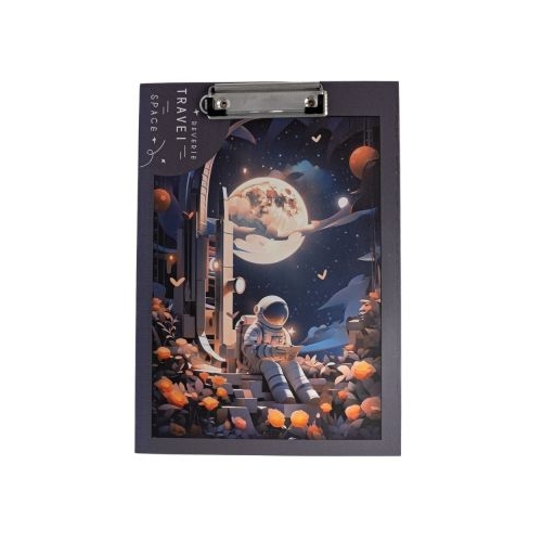 Clipboard A4 simplu CNX D299 model astronaut pentru baieti