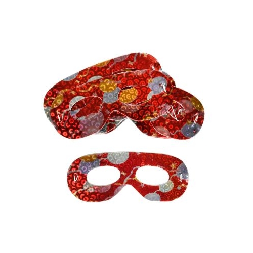 Masca petrecere cu sclipici diverse culori set 12 buc