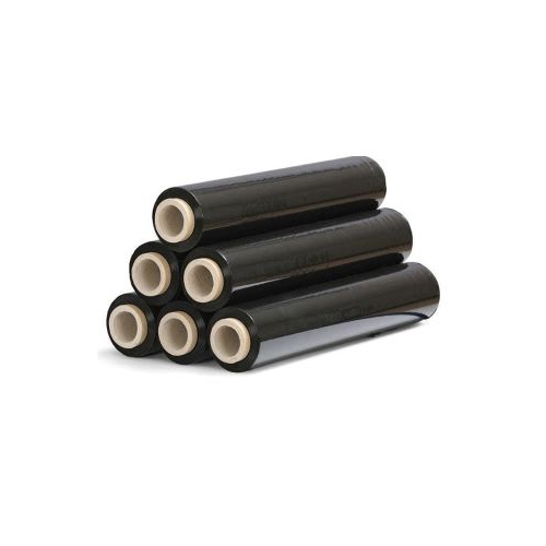 Folie stretch 23microni 50cm 1.33kg tub 180g 1.15kg folie negru