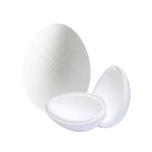 Accesorii creatie - polistiren HD - ou din 2 parti alb 14x20cm Colorarte