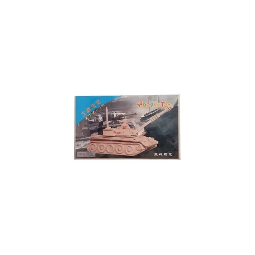 Puzzle lemn 3D - Tanc ZTZ-99 4 foi Colorarte PJ-S130