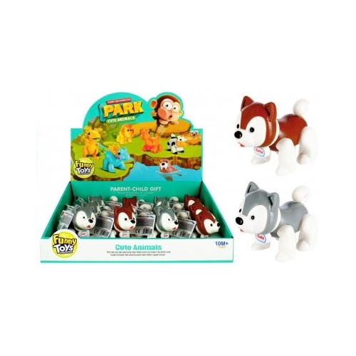 Figurina - catel husky diverse culori 3 ani MegaCreative 483007