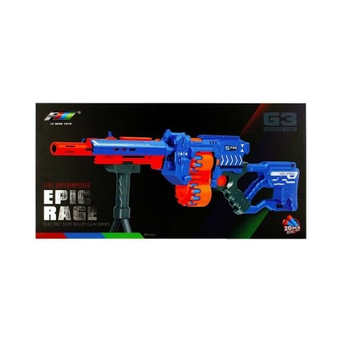 Blaster - mitraliera automata 93cm 20 proiectile din spuma 8 ani MegaCreative 482850