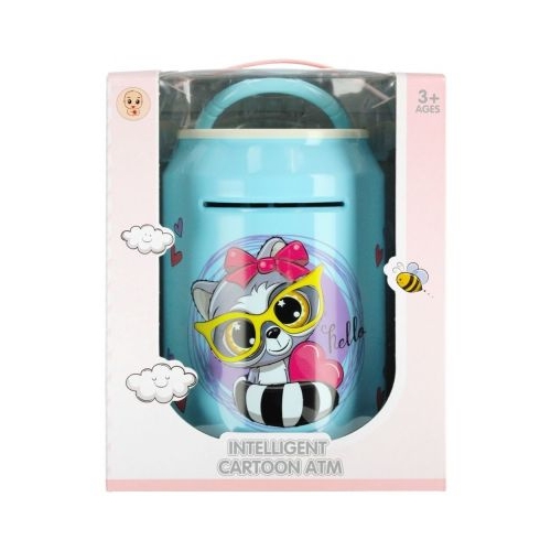 Pusculita electronica - cu cifru cu maner necesita baterii albastru MegaCreative 482923 3 ani