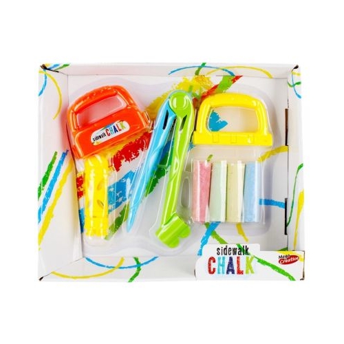 Set Mega Creative 476655 creta pentru asfalt cu ustensile 8 piese