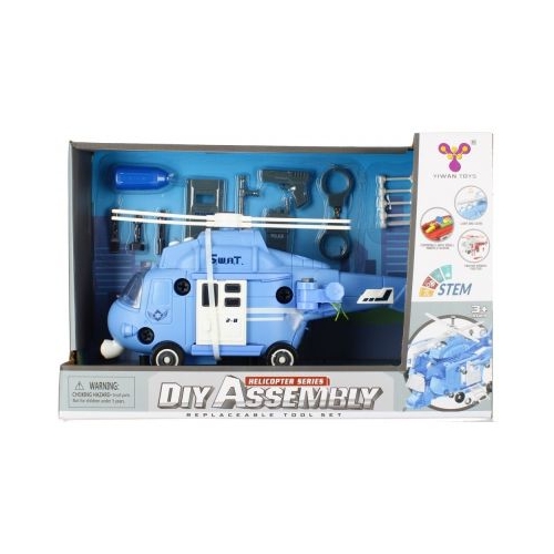 Elicopter cu accesorii MegaCreative 499168 35cm cu sunete si lumini plastic multicolor 3 ani