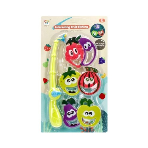 Set de pescuit - undita si fructe - 7 piese MegaCreative 511324 3 ani