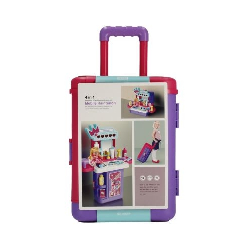 Set de joaca 4 in 1 - stand coafor tip troller - accesorii diverse incluse MegaCreative 483208 3 ani