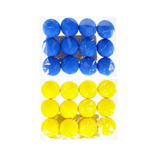 Jucarie gloante din spuma MegaCreative 482941 galbene 3x3cm 3 ani 12 bucatiset