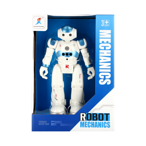 Robot cu functii MegaCreative Mechanics 499163 plastic alb 3 ani