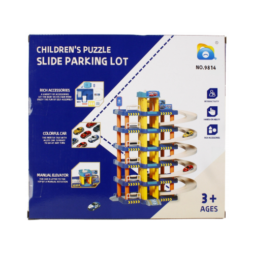 Parcare cu accesorii si 6 masini MegaCreative 524455 plastic multicolor 3 ani