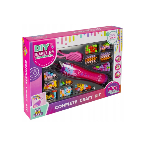 Set creatie impletit par creator piepten accesorii MegaCreative Jewelry 524069 set 140 buc