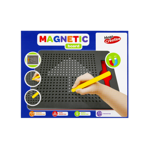 Tabla magnetica pentu desen cu bile metalice MegaCreative 498878 22x18x2cm 3 ani