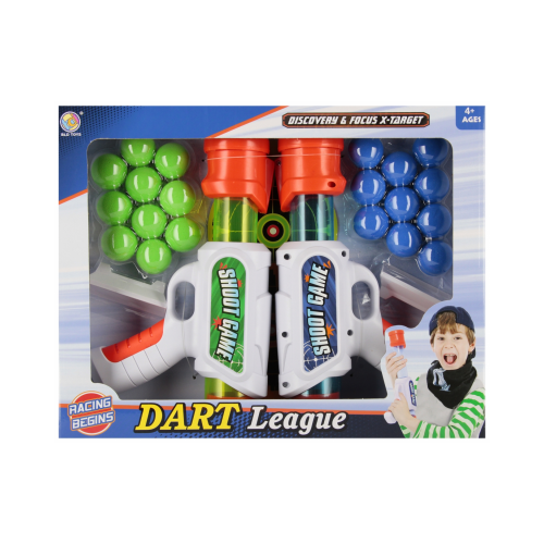 Jucarie set 2 pistoale cu 20 bile din spuma 32x26x6cm MegaCreative 549727