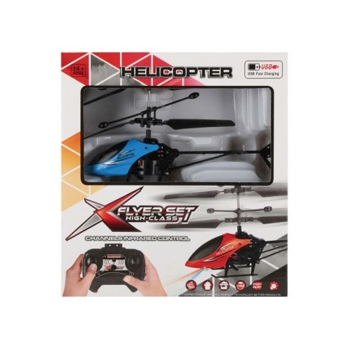 Jucarie elicopter cu telecomanda MegaCreative 569013 18x10x4cm cablu usb pvc 14 ani