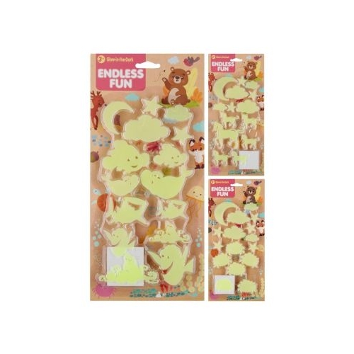 Jucarie set forme diverse fosforescente MegaCreative 573922 2-8cm 14-16buc set 3 ani