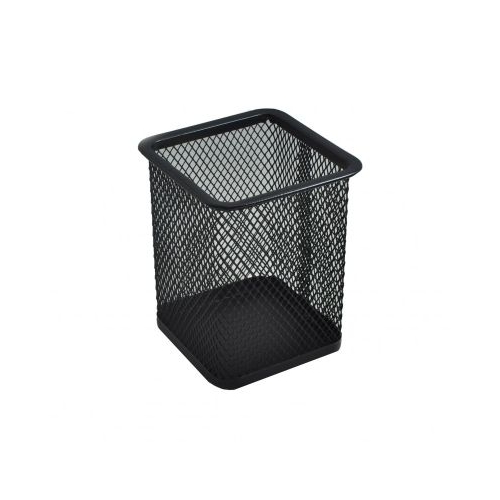 Suport instrumente de scris Office Cover 804 8x8x10cm plasa metalica negru