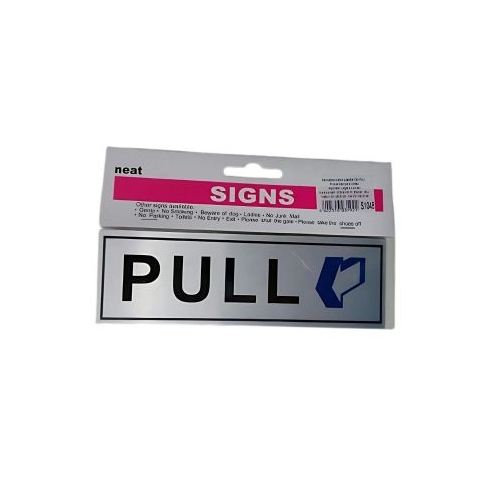 Semn indicator CNX PULL carton plastifiat
