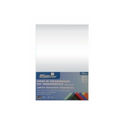 Coperta indosariere A4 Office Cover PVC cristal transparent 0. 15mm top cu 100 coli