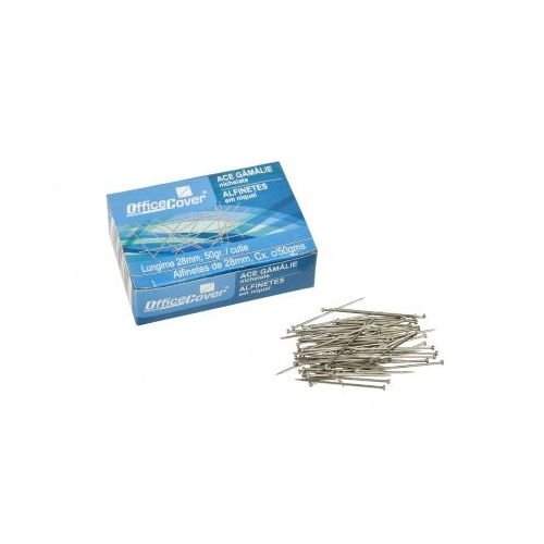 Ace cu gamalie Office Cover metalice 28mm argintii cutie 50g