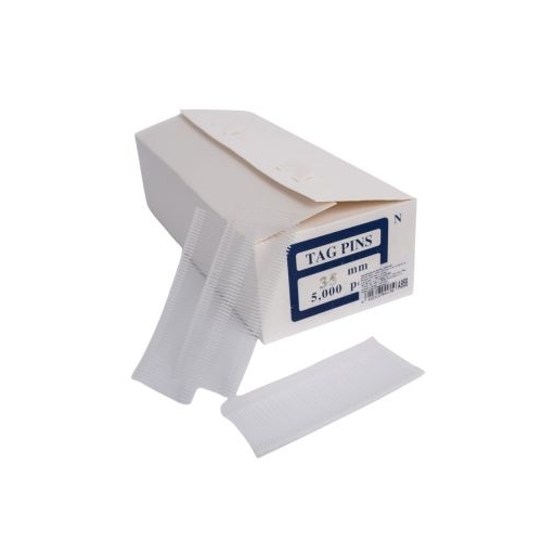 Agrafe plastic pentru etichetat textile 35mm CNX standard set 5000 fire