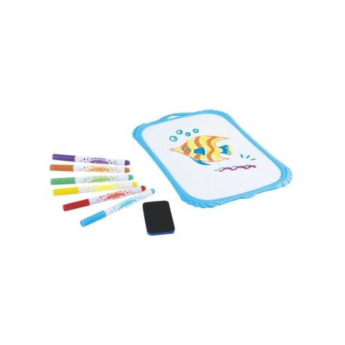 Tabla de scriere Keyroad KR973018 2 fete albpatratele 6 carioci burete