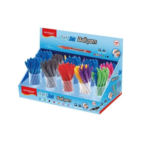 Display 180x Pix cu bila Keyroad SofJet KR972131 0. 7mm cu capac diverse culori