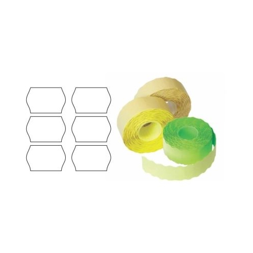 Etichete de pret 26x16mm permanente alb rola 1000 etichete