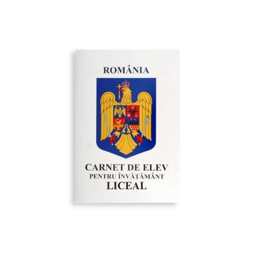 Carnet elev invatamant liceal clasele IX-XIICNP NOVA