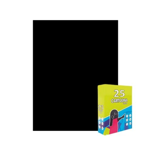 Carton colorat Fabrisa 15579104 50x65cm 180gmp negru intens top 25 coli