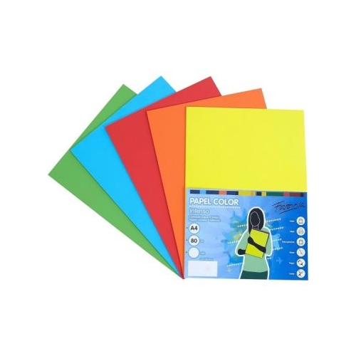 Hartie color A4 80gmp Fabrisa 16330 mix culori intense 250 colitop